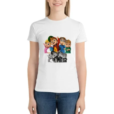 New Alvin And The Chipmunks With Brittany Miller T Shirt - Alvin And The Chipmunks Shop