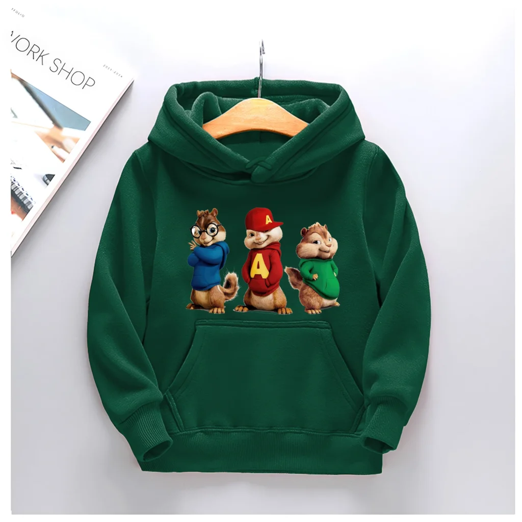 kf S06aaa80fd05f4592a629ed363e5f4e5bG Alvin and The Chipmunks For 4 14 Years Children s Kids Cute Boys Girls Sweatshirt Soft - Alvin And The Chipmunks Shop