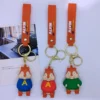 kf S6848bac6d0754271bab30eb351fbeb69U Cartoon animation mouse to treasure keychain cute Alvin Simon Theodore key chain bag accessories wholesale - Alvin And The Chipmunks Shop