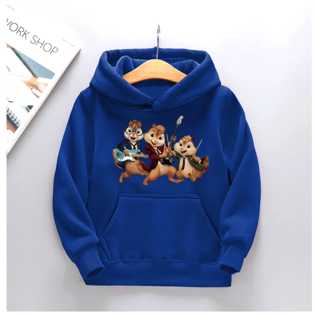 kf Sa3701aab9acd4d028bc574ba2282e5caH Fashion Kids Alvin and the Chipmunks Autumn Spring Pullover Hooded Sweater Boys Girls Chilren Casual Cute - Alvin And The Chipmunks Shop