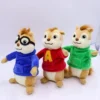 kf Sa5f377aba20b40d28f6b7a098c77e641c Game Alvin and the Chipmunks Plush Toys Kawaii Fluffy Chipmunks Stuffed Animals Children Xmas Gift 20CM - Alvin And The Chipmunks Shop